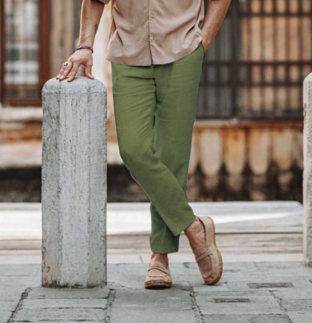 Premium,Cotton,Trouser,For,Men,...,Olive