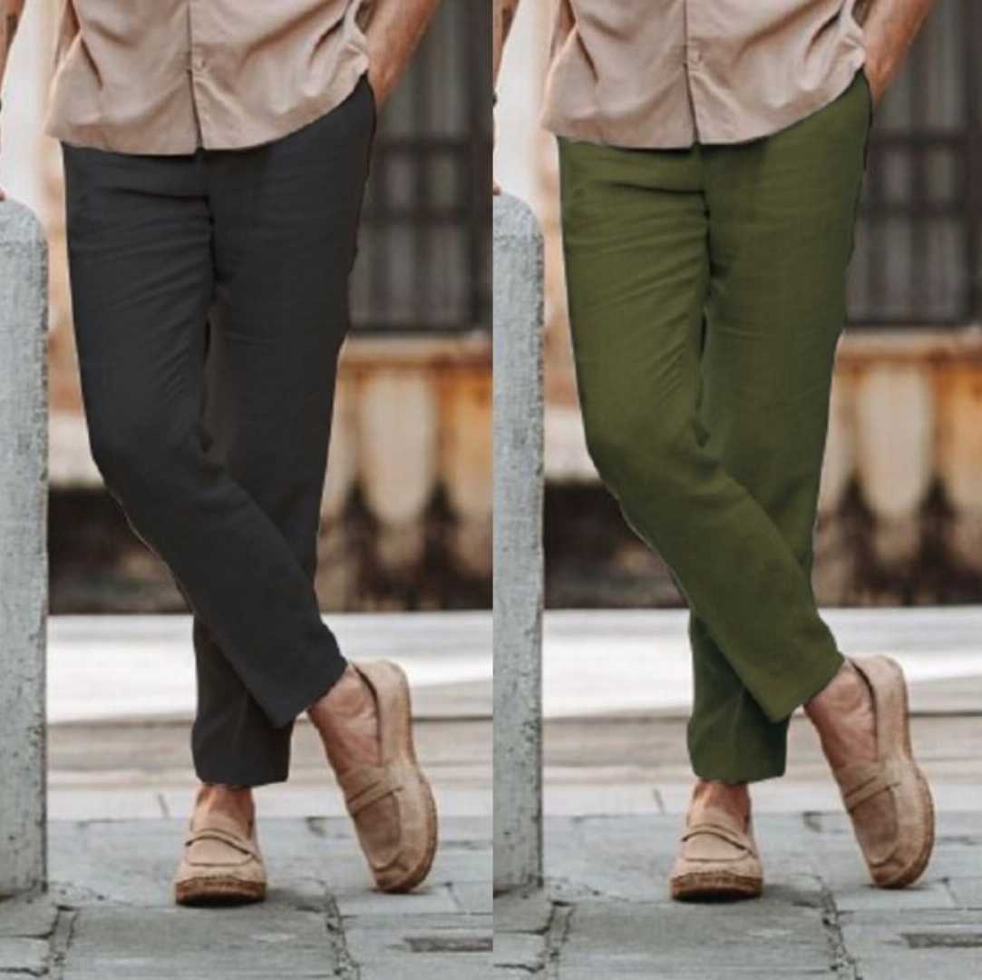 2pcs,Premium,Cotton,Trouser,For,Men