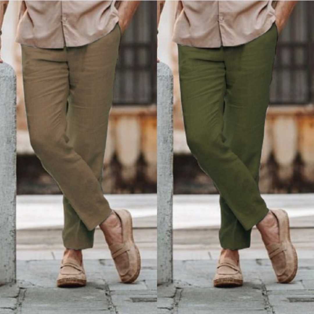 2pcs,Premium,Cotton,Trouser,For,Men