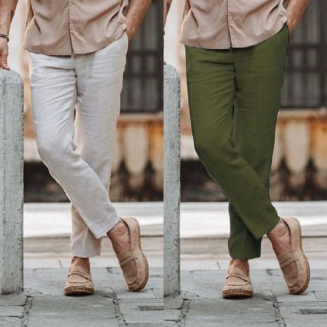 2pcs,Premium,Cotton,Trouser,For,Men